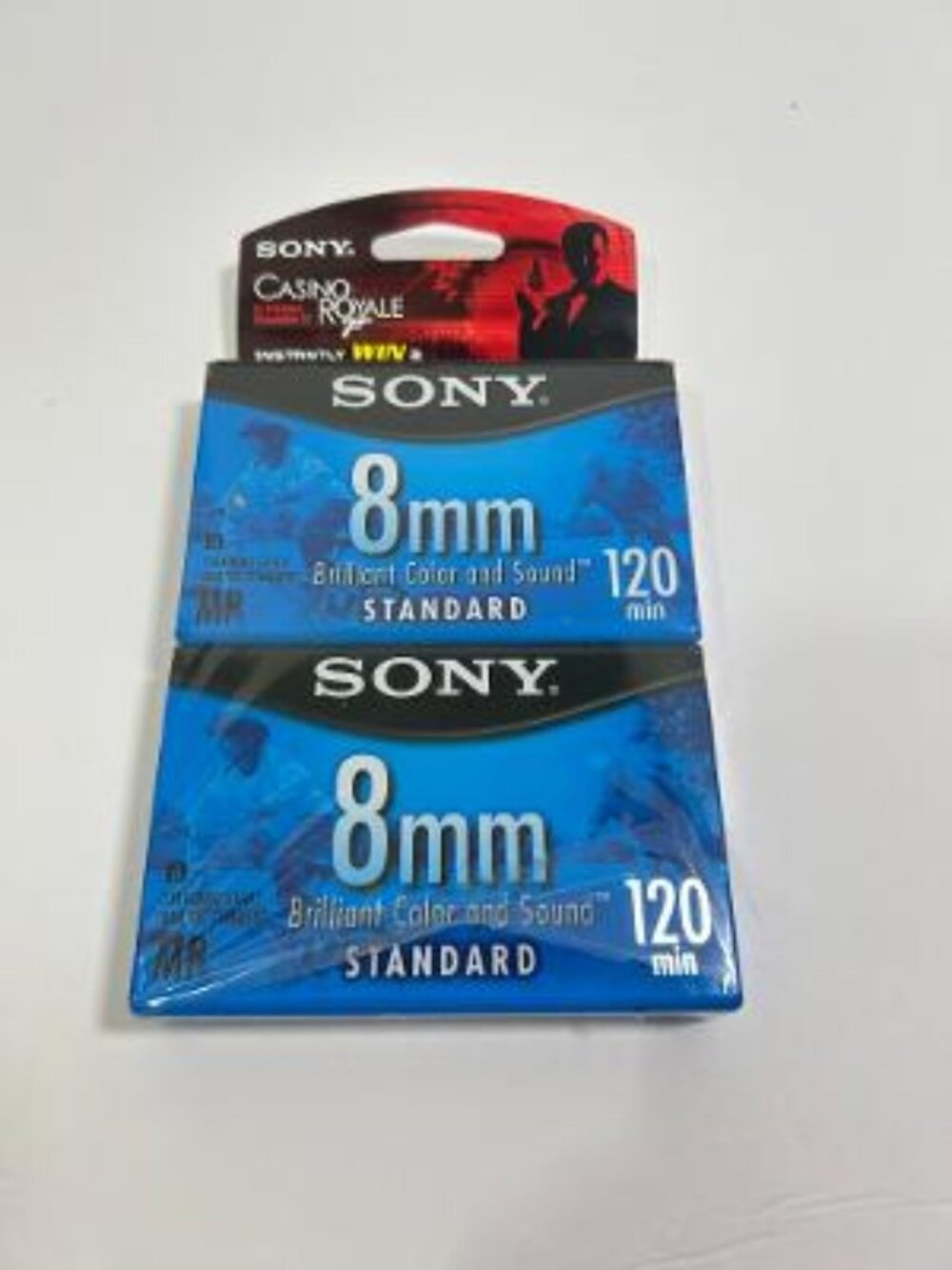 Sony 8mm 120 Minute Video 8 MP Standard Video Tapes 3 Pack NEW